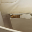 Hermès Birkin 32 Haut à Courroies Off White Leather With Gold Hardware