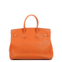 Hermes Birkin 35 Orange Togo With Gold Hardware