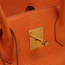 Hermes Birkin 35 Orange Togo With Gold Hardware