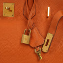 Hermes Birkin 35 Orange Togo With Gold Hardware