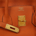 Hermes Birkin 35 Orange Togo With Gold Hardware