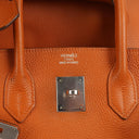 Hermes Birkin 35 Orange Togo With Paladium Hardware
