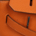 Hermes Birkin 35 Orange Togo With Paladium Hardware