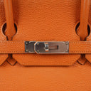 Hermes Birkin 35 Orange Togo With Paladium Hardware