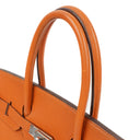 Hermes Birkin 35 Orange Togo With Paladium Hardware