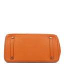 Hermes Birkin 35 Orange Togo With Paladium Hardware