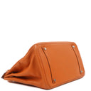 Hermes Birkin 35 Orange Togo With Paladium Hardware