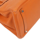 Hermes Birkin 35 Orange Togo With Paladium Hardware