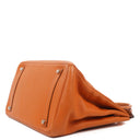 Hermes Birkin 35 Orange Togo With Paladium Hardware