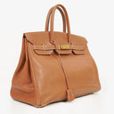 Hermes Birkin 35 Retourne Gold Courchevel Leather With Gold Hardware
