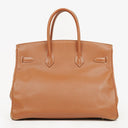 Hermes Birkin 35 Retourne Gold Courchevel Leather With Gold Hardware
