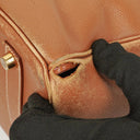 Hermes Birkin 35 Retourne Gold Courchevel Leather With Gold Hardware