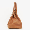 Hermes Birkin 35 Retourne Gold Courchevel Leather With Gold Hardware