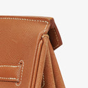 Hermes Birkin 35 Retourne Gold Courchevel Leather With Gold Hardware