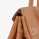 Hermes Birkin 35 Retourne Gold Courchevel Leather With Gold Hardware