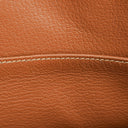 Hermes Birkin 35 Retourne Gold Courchevel Leather With Gold Hardware