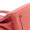 Hermes Birkin 35 Rose Jaipur Epsom With Gold Hardware