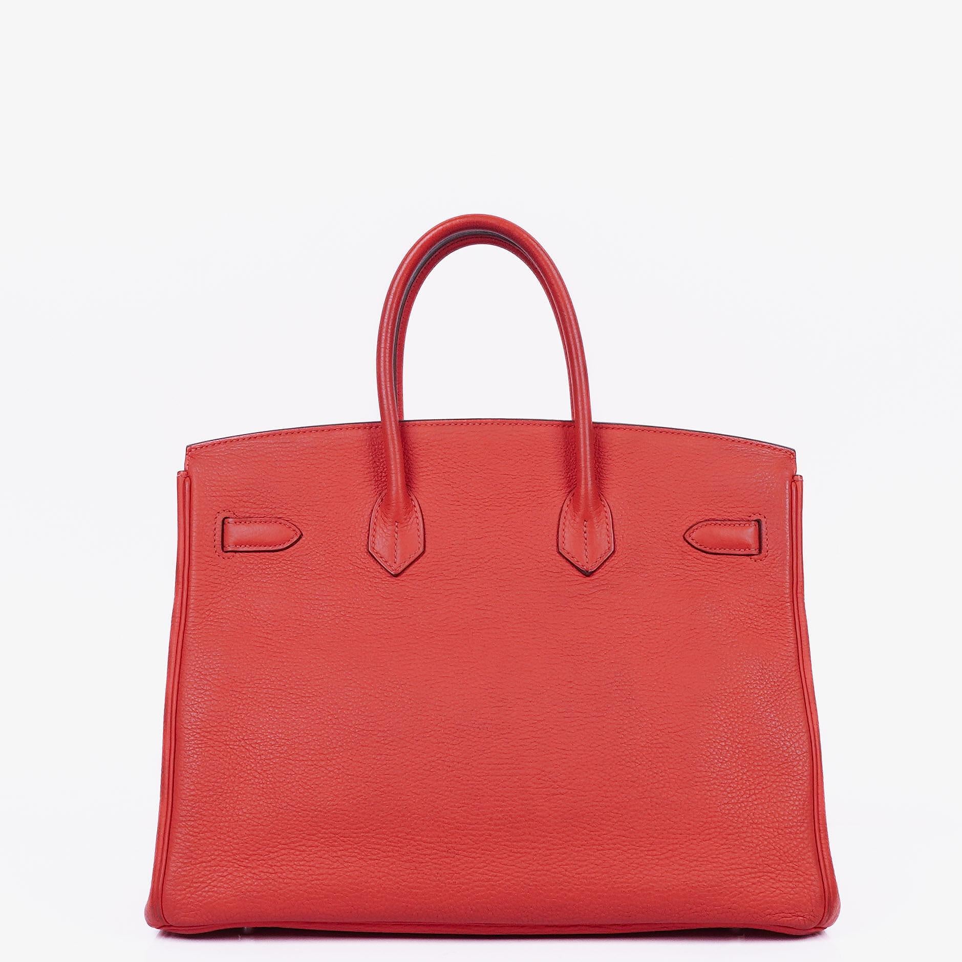 Hermes Birkin 35 Rose Jaipur Taurillon Clemence With Palladium Hardware