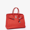 Hermes Birkin 35 Rose Jaipur Taurillon Clemence With Palladium Hardware