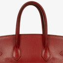Hermes Birkin 35 Rouge H Ardennes With Gold Hardware