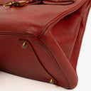 Hermes Birkin 35 Rouge H Ardennes With Gold Hardware