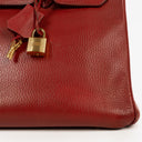 Hermes Birkin 35 Rouge H Ardennes With Gold Hardware