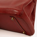 Hermes Birkin 35 Rouge H Ardennes With Gold Hardware