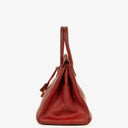 Hermes Birkin 35 Rouge H Ardennes With Gold Hardware