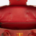Hermes Birkin 35 Rouge H Ardennes With Gold Hardware