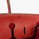 Hermes Birkin 35 Rouge H Ardennes With Gold Hardware