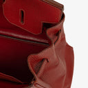 Hermes Birkin 35 Rouge H Ardennes With Gold Hardware