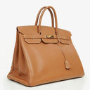 Hermes Birkin 40 Retourne Gold Courchevel Leather With Gold Hardware