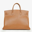Hermes Birkin 40 Retourne Gold Courchevel Leather With Gold Hardware