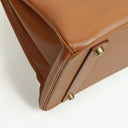Hermes Birkin 40 Retourne Gold Courchevel Leather With Gold Hardware