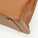 Hermes Birkin 40 Retourne Gold Courchevel Leather With Gold Hardware