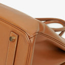 Hermes Birkin 40 Retourne Gold Courchevel Leather With Gold Hardware