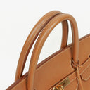 Hermes Birkin 40 Retourne Gold Courchevel Leather With Gold Hardware