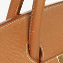 Hermes Birkin 40 Retourne Gold Courchevel Leather With Gold Hardware