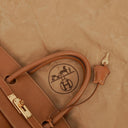 Hermes Birkin 40 Retourne Gold Courchevel Leather With Gold Hardware