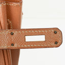 Hermes Birkin 40 Retourne Gold Courchevel Leather With Gold Hardware