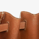 Hermes Birkin 40 Retourne Gold Courchevel Leather With Gold Hardware