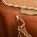 Hermes Birkin 40 Retourne Gold Courchevel Leather With Gold Hardware