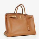 Hermes Birkin 40 Retourne Gold Courchevel Leather With Gold Hardware