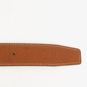 Hermes Black Gold Box Togo 30mm Reversible H Belt 85