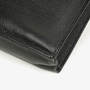Hermes Black Nero Clemence Sac a Depeches 27 Bag