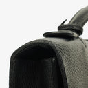 Hermes Black Nero Clemence Sac a Depeches 27 Bag
