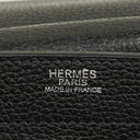 Hermes Black Nero Clemence Sac a Depeches 27 Bag