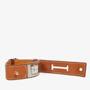 Hermes Cherche Midi Steel And Leather Watch CM1.210