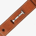 Hermes Cherche Midi Steel And Leather Watch CM1.210