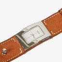 Hermes Cherche Midi Steel And Leather Watch CM1.210